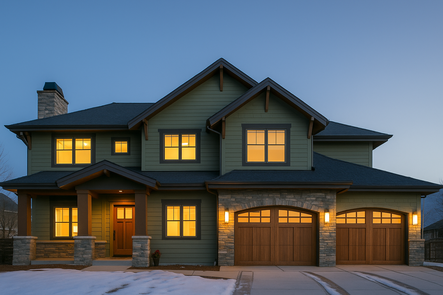 Two-story home addition under construction